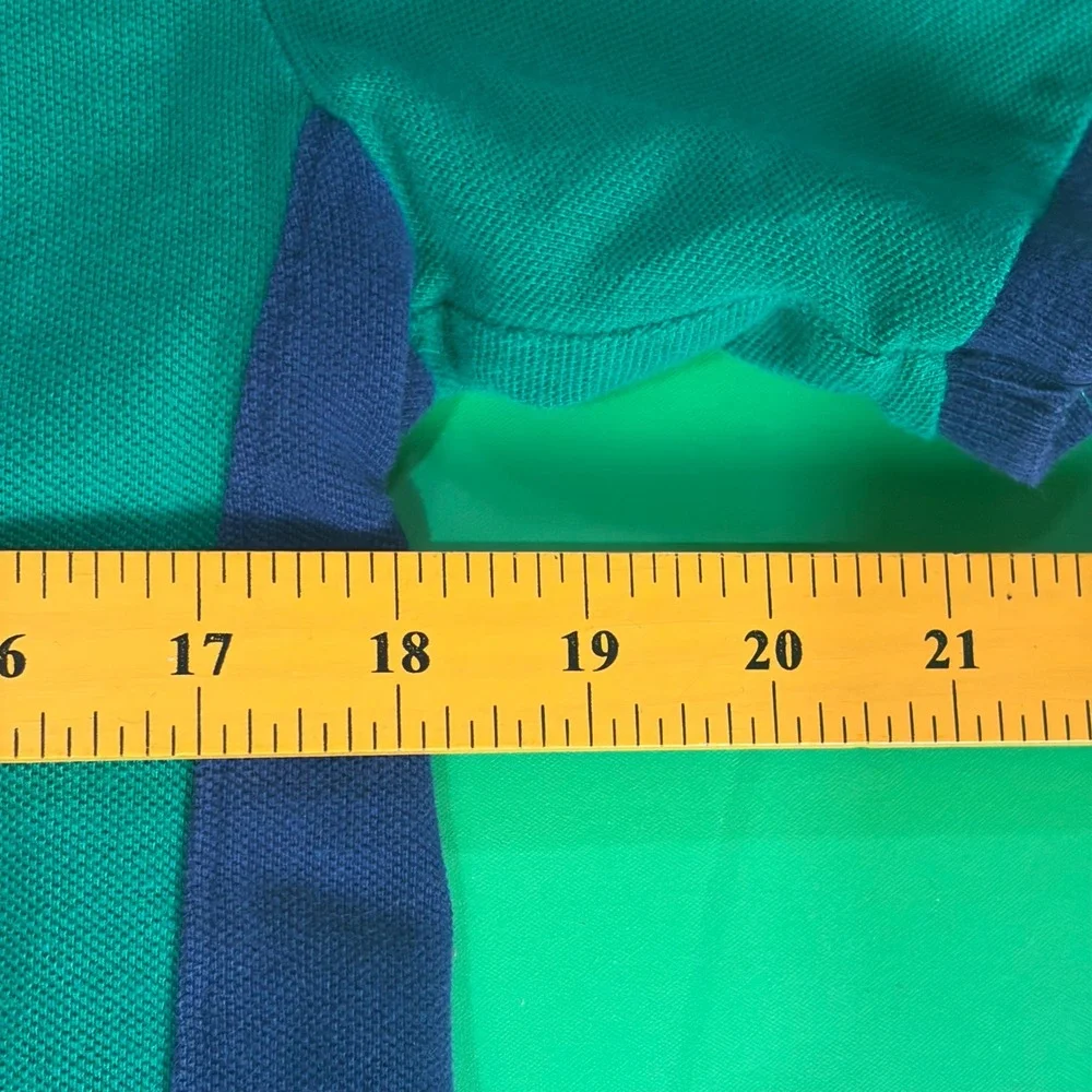 Ralph Lauren Big Pony Polo Boys XL 18-20 Custom Fit Mesh Sleeve Graphic Shirt